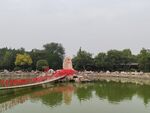 关帝庙御园 公园 蓝天白云