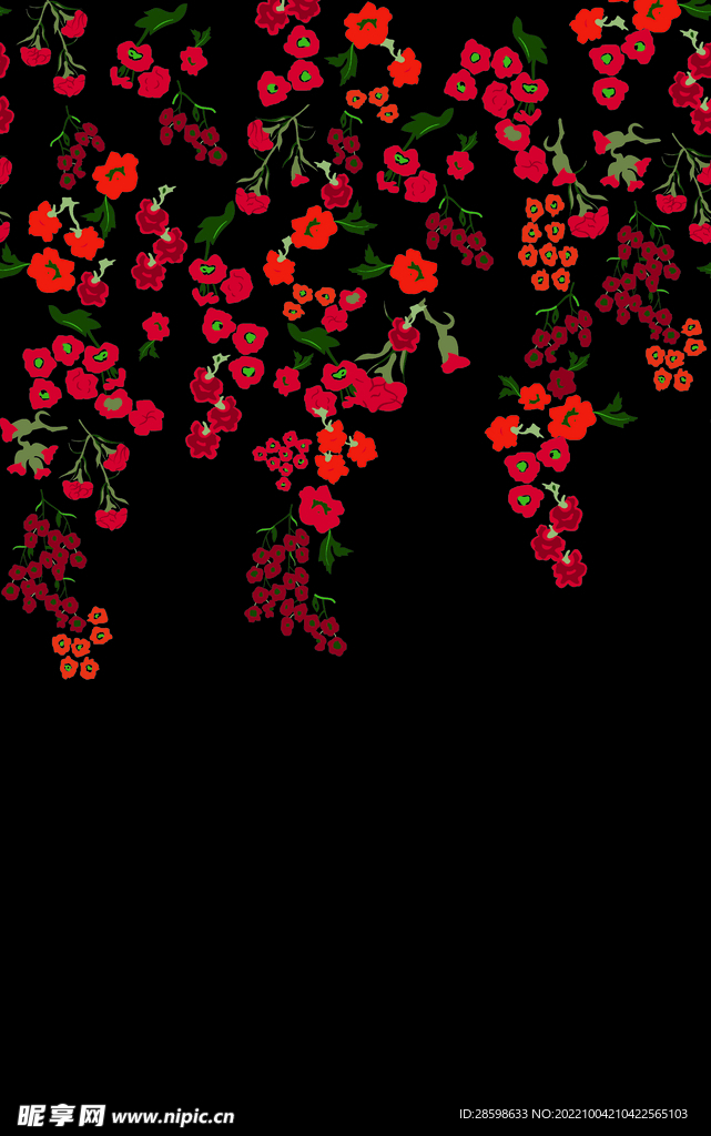 手绘花