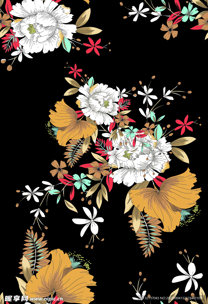 手绘花