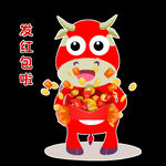 动联文化吉祥物牛牛表情包