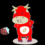 动联文化吉祥物牛牛表情包