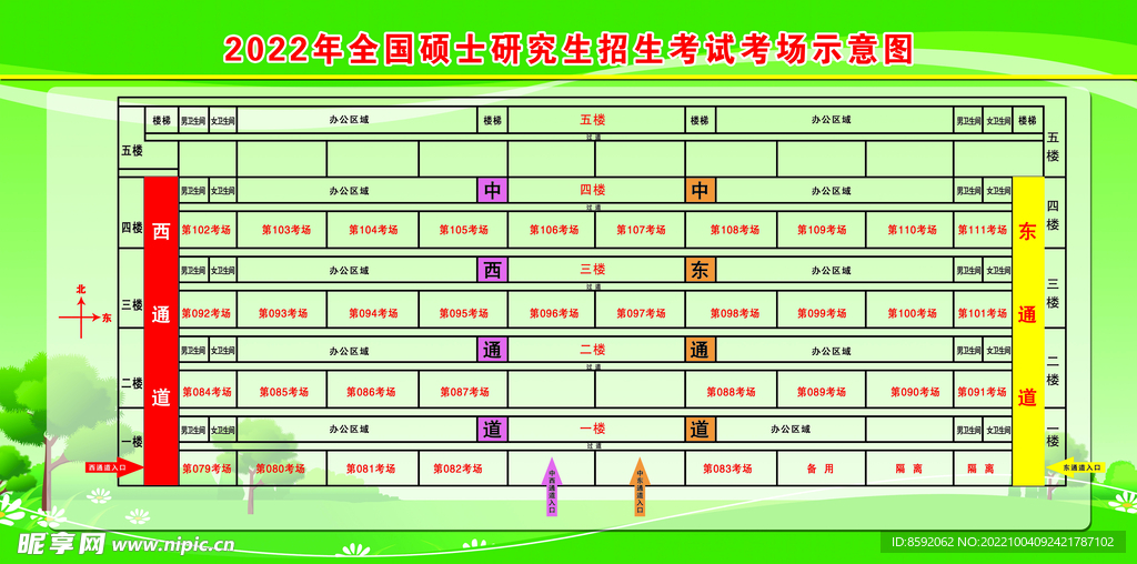 考场示意图