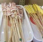 五花肉串 玉米粒串