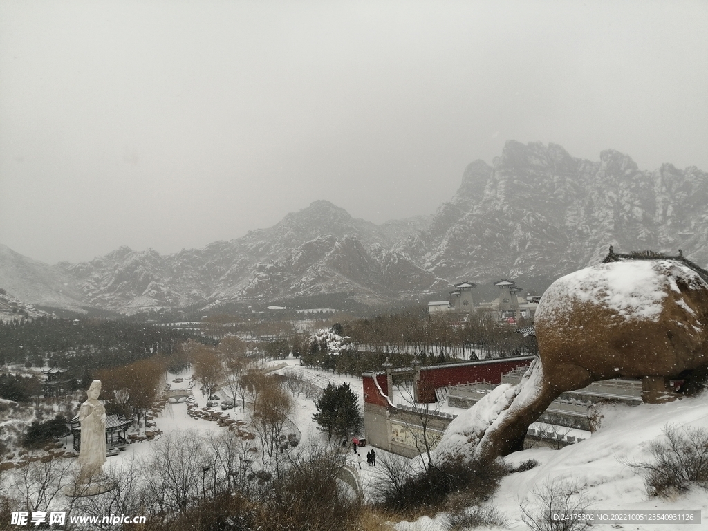 天涯山雪景