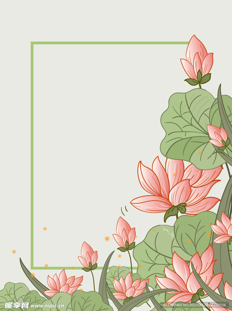 荷花背景