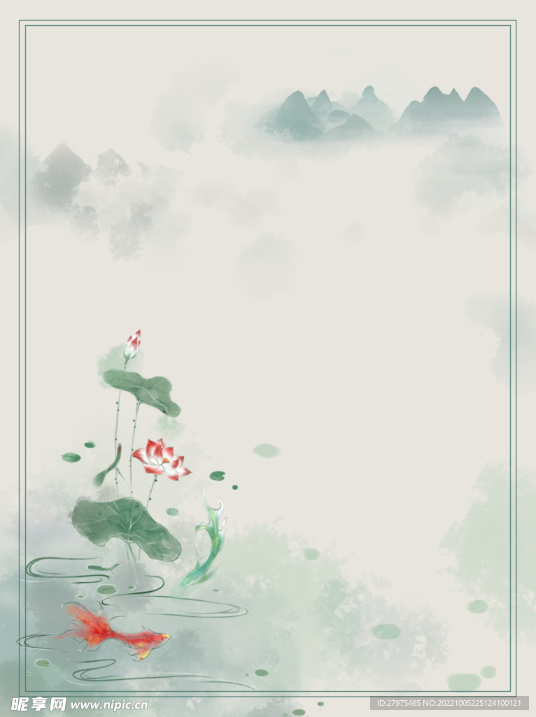 荷花背景