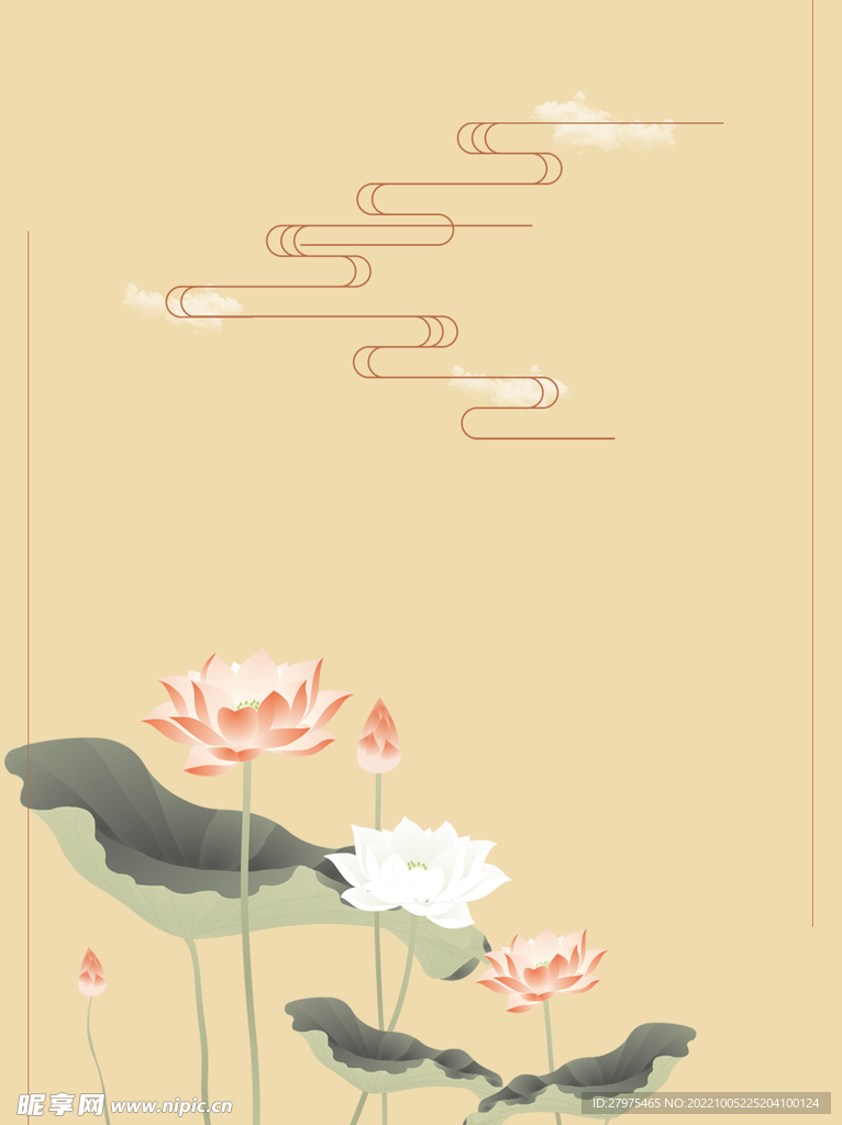 荷花背景