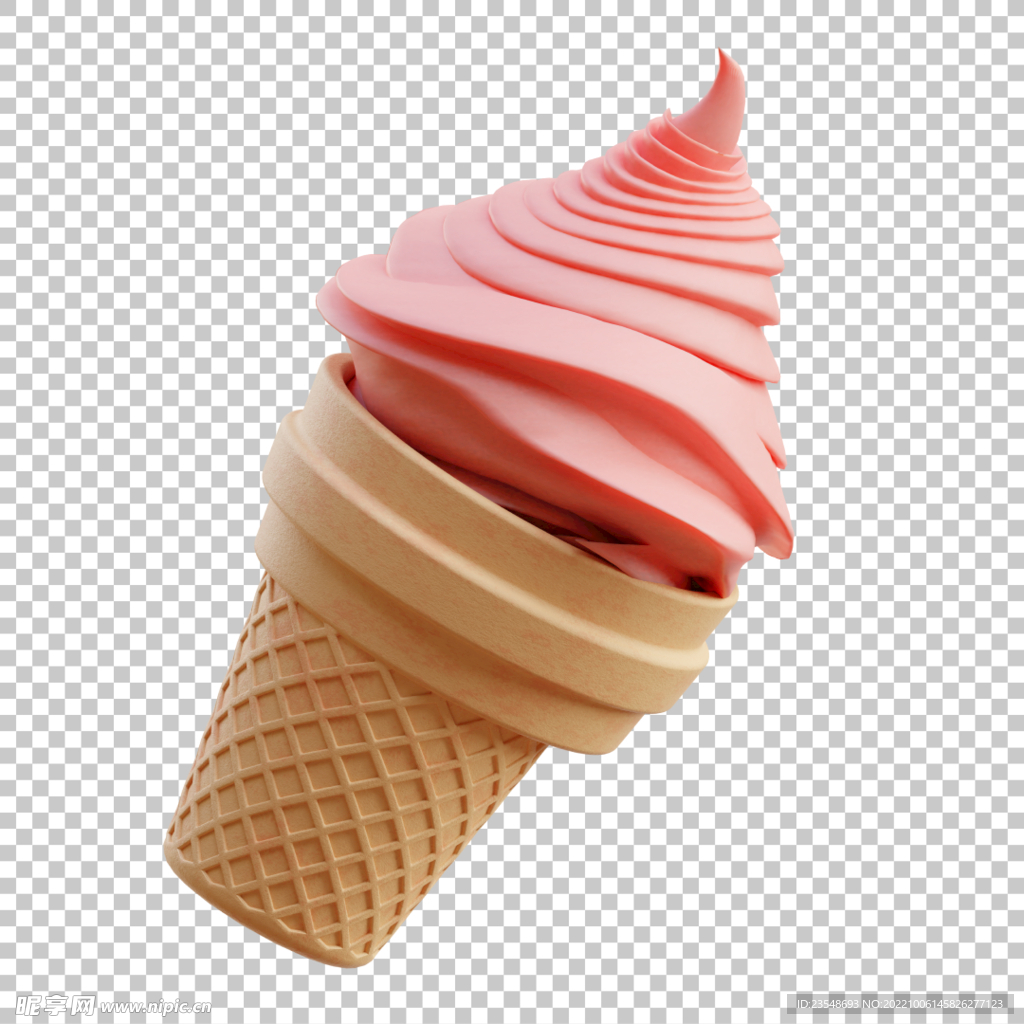 3d冰淇淋