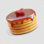 3d草莓千层蛋糕