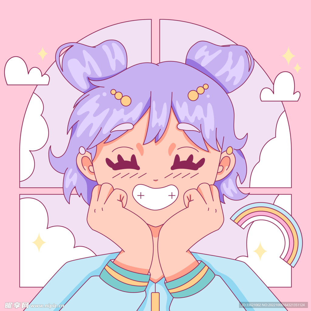 卡通女孩 