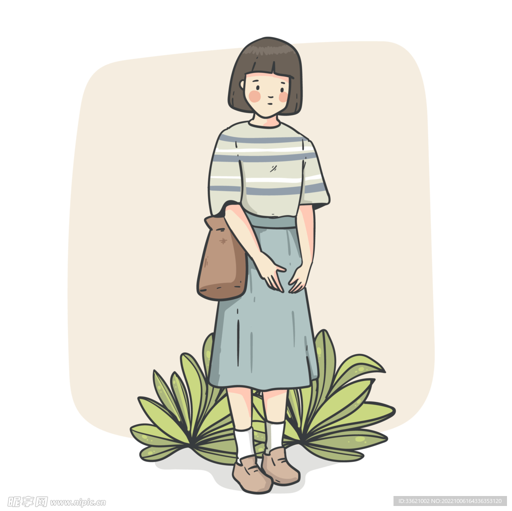 卡通女孩 