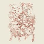 传统吉祥人物图案图片