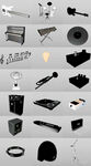 C4D模型音乐产品 