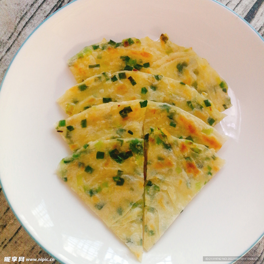 葱油饼高清摄影