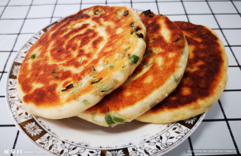 葱油饼素材