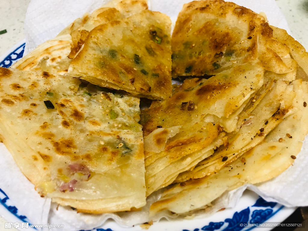 葱油饼图片