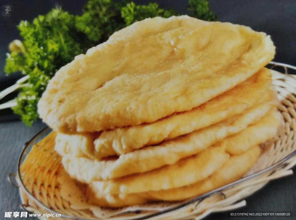 油饼摄影图片