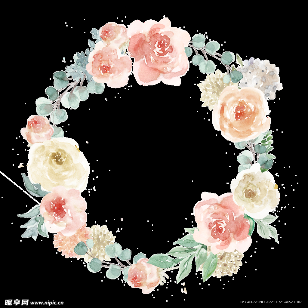 手绘花卉