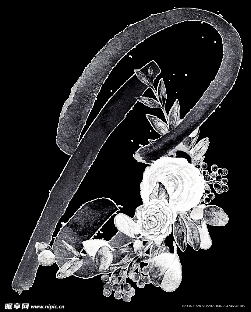 手绘花卉