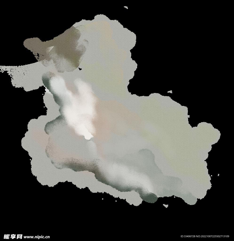 抽象水彩画