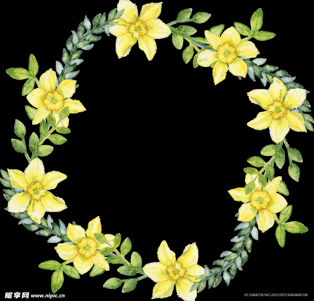手绘花卉