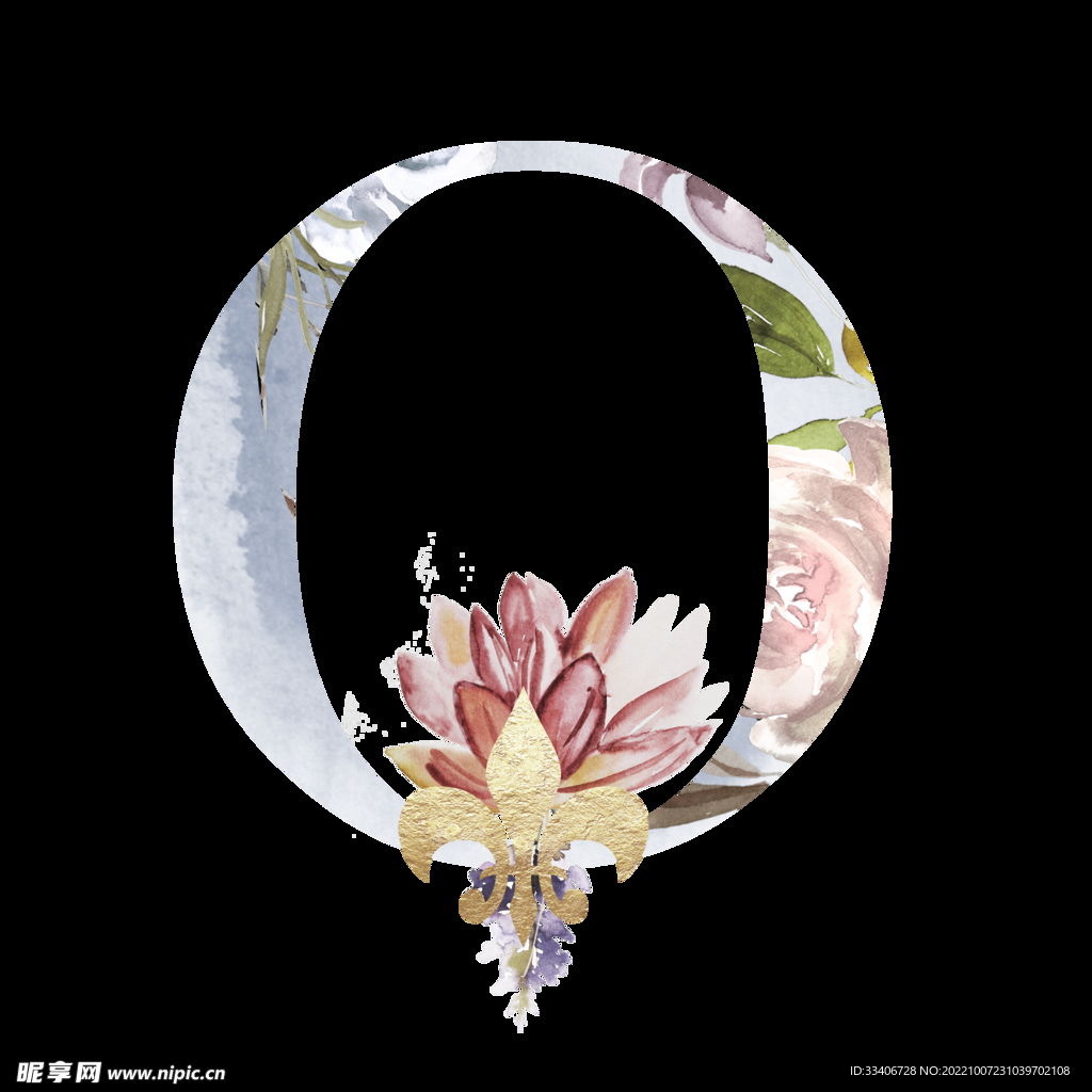 花卉字母