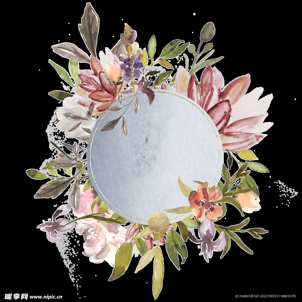 手绘花卉