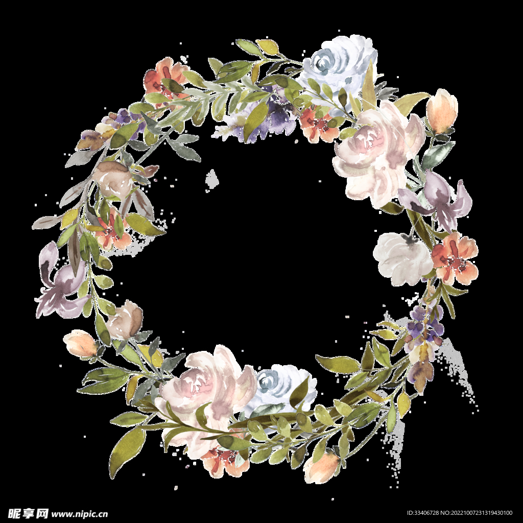 手绘花卉