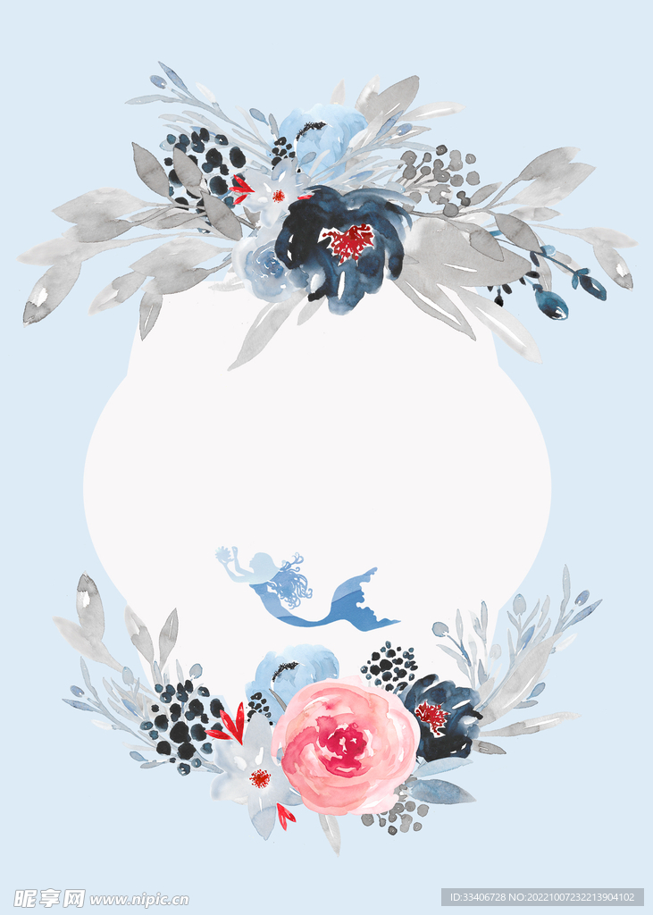 手绘花卉