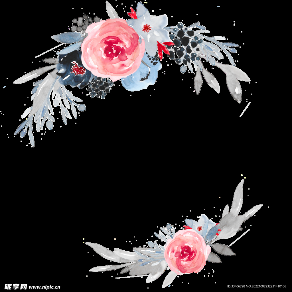 手绘花卉
