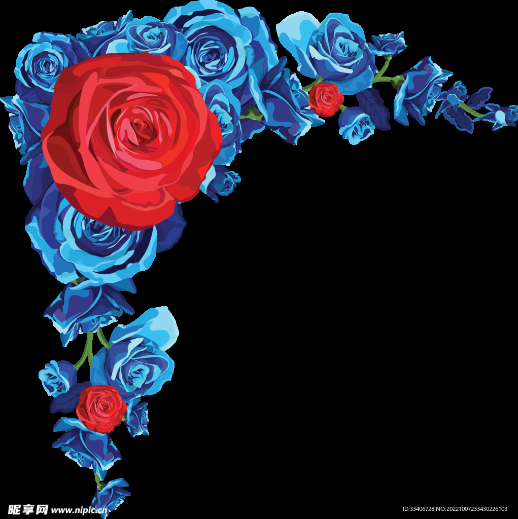 手绘花卉