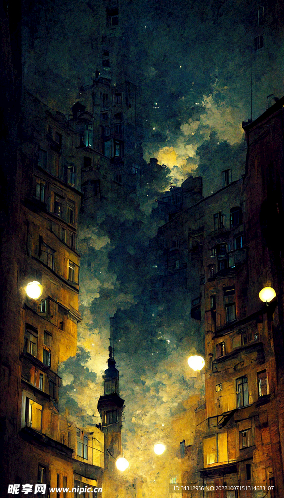 AI夜景