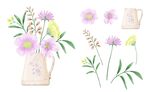 卡通花