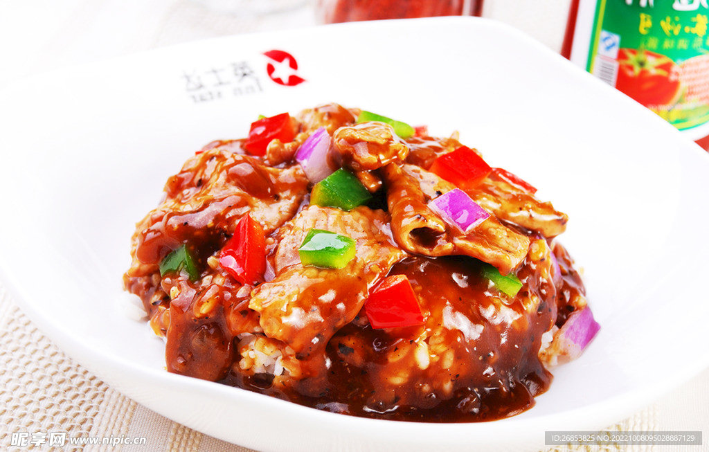 黑椒牛肉焗饭