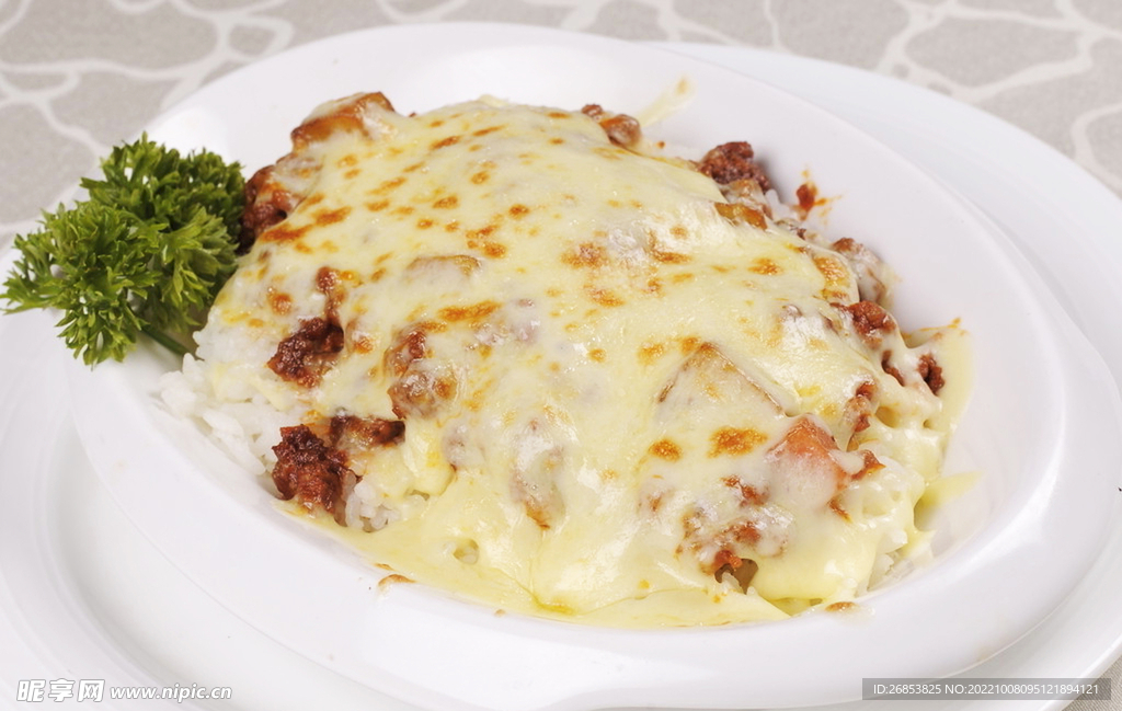 肉酱焗饭