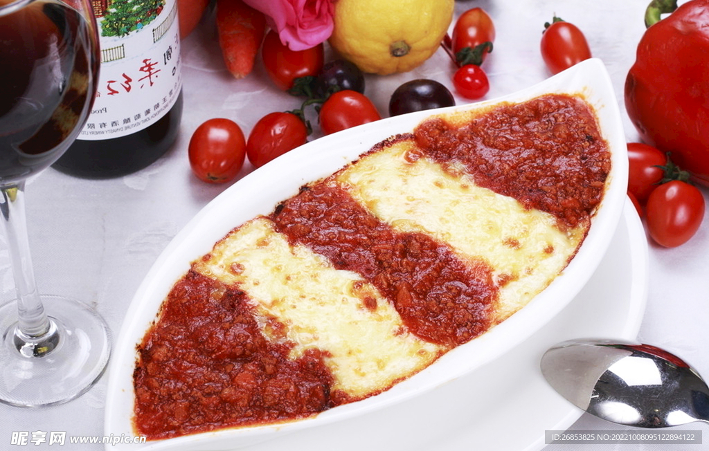 肉酱奶汁焗饭