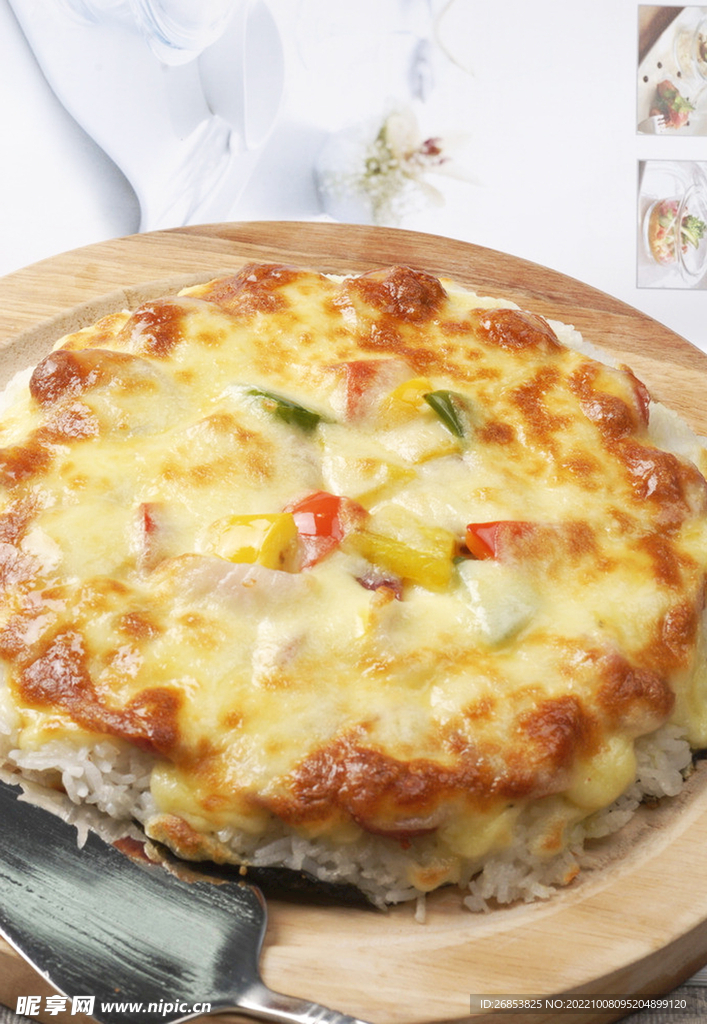 芝士海鲜焗饭