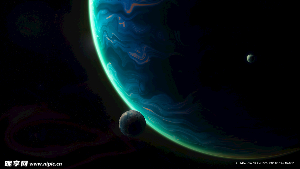 巨型行星太空
