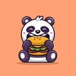 熊猫吃汉堡