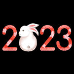 2023年艺术字  兔年素材 