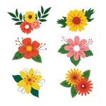 卡通花