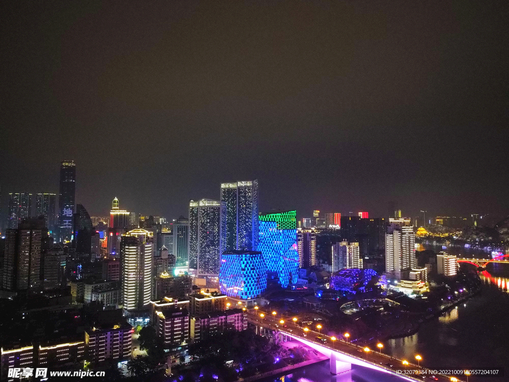 环江夜景