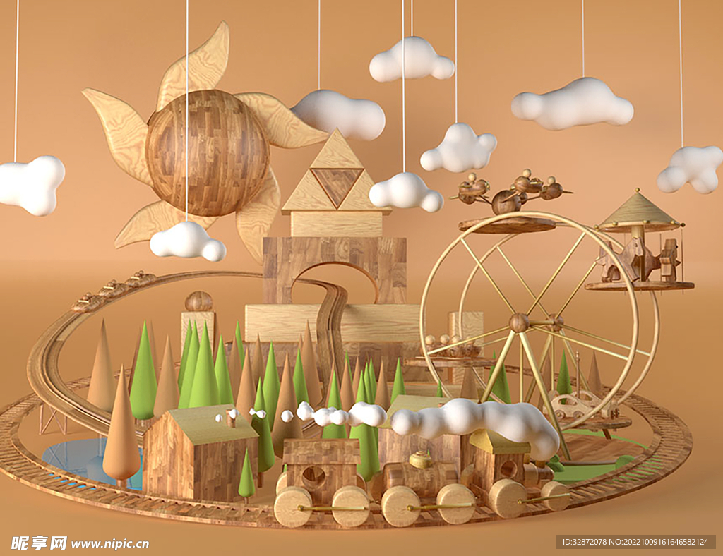 C4D 卡通