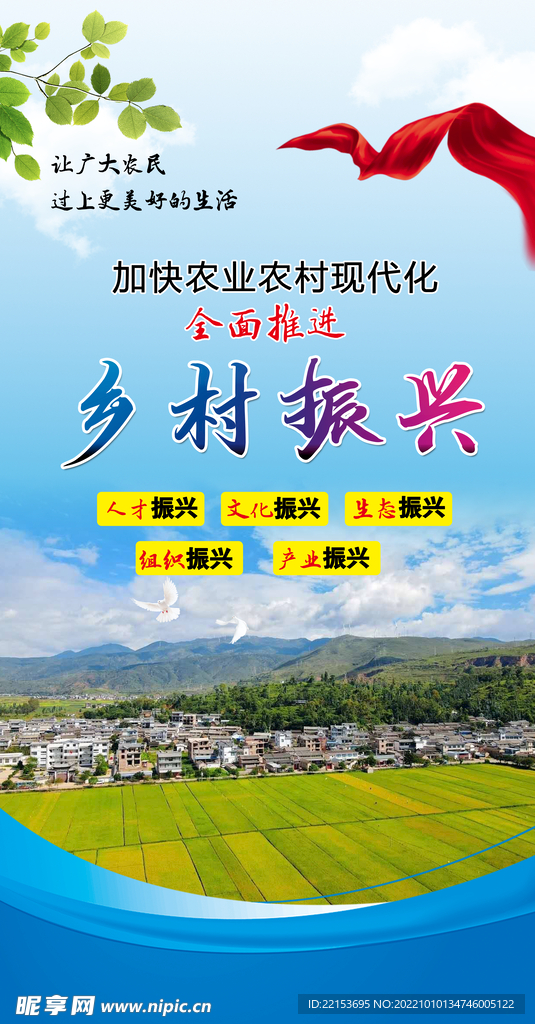乡村振兴展板