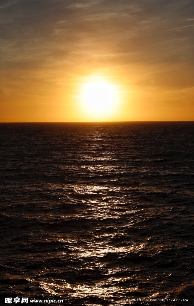 夕阳海岸