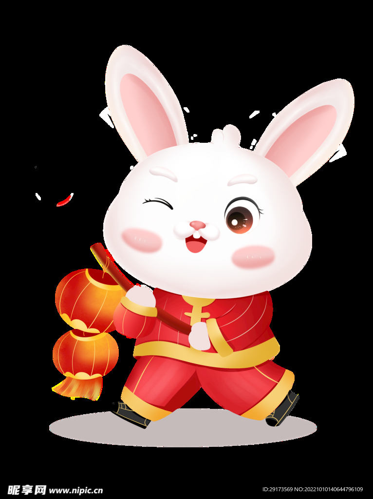 卡通兔子素材
