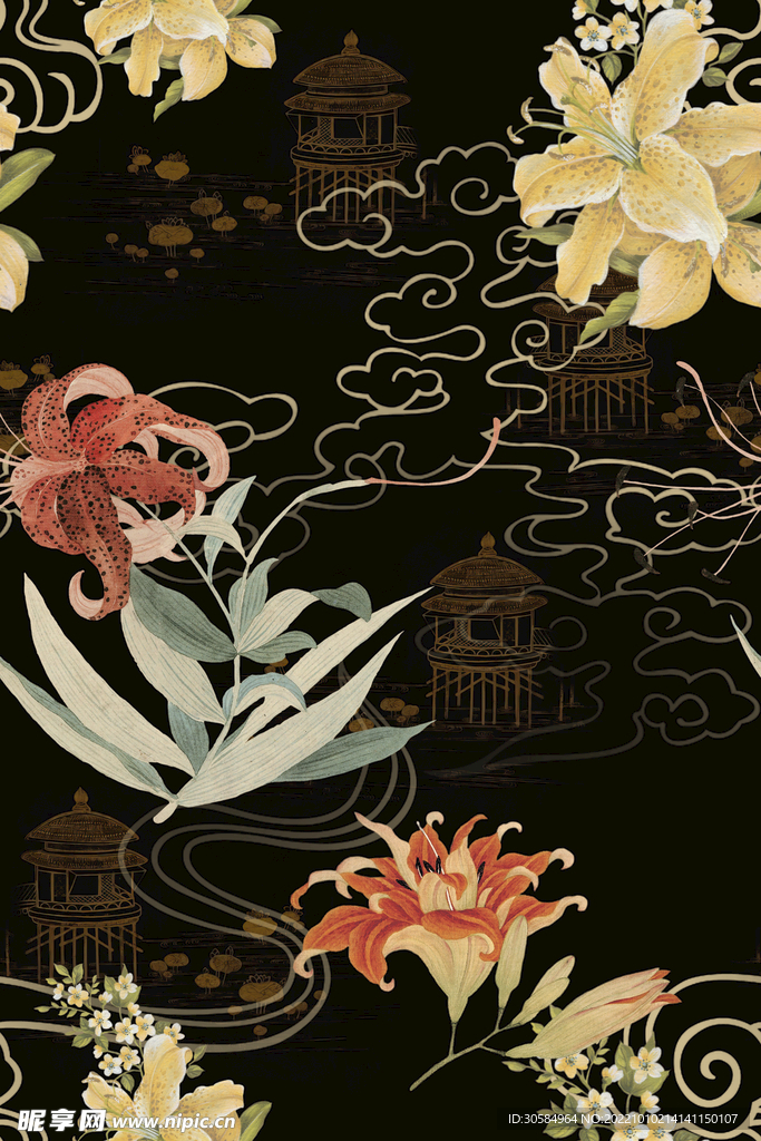 宫廷花