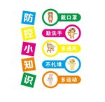 班级文化墙 防控小知识 