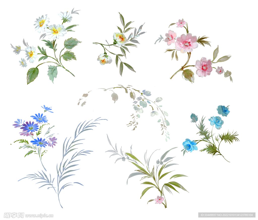 手绘花