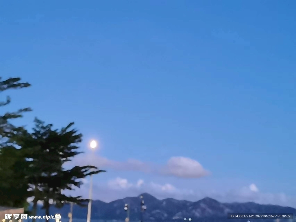傍晚的天空